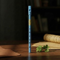 Blue Whistle Tube – Fun & Colorful Tin Whistle – Key of D – Irish & Internati…