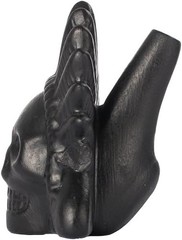 Aztec Death Whistle – Handmade Skull War Scream Whistle for Pranks, 125+ dB