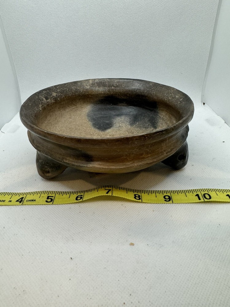 Chupicuaro Tripod Bowl Pre Columbian Post Classic 6 3/4” X 2 1/2” Tall