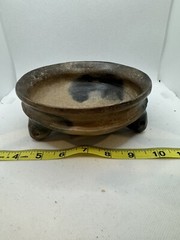 Chupicuaro Tripod Bowl Pre Columbian Post Classic 6 3/4” X 2 1/2” Tall