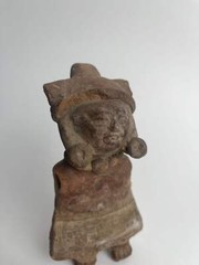 Classic Period Mayan Pre-Columbian Figural Whistle