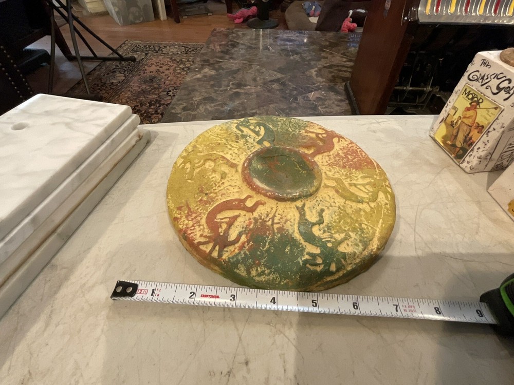 CLASSIC RUSTIC MEXICAN / AFRICAN TRAY PLATE DECORATIVE.( INCENSE BURNER & MORE )