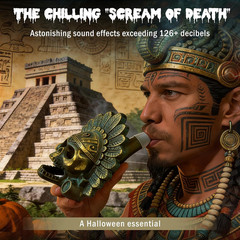 “OW” Aztec Death Whistle – Produces Loud Human-Like Screams at High Decibels