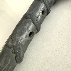 Barro Negro Black Clay Pottery Music Instruments Oaxaca Mexico Flute And Sax