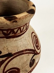 4 VTG MEXICAN FOLK ART POTTERY AMATENANGO DEL VALLE CHIAPAS CERAMIC CLAY POT JAR