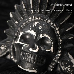 Aztec Death Whistle – Authentic Handmade Skull War Scream Whistle (125+ dB) –…