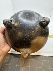 Chupicuaro Tripod Bowl Pre Columbian Post Classic 6 3/4” X 2 1/2” Tall