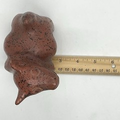 2 Vtg Classic Colima Dogs Pre-Columbian Style Redware Small Reproductions