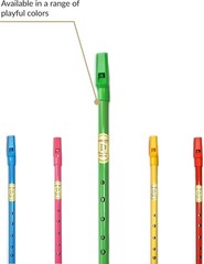 Blue Whistle Tube – Fun & Colorful Tin Whistle – Key of D – Irish & Internati…