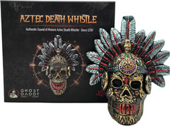 Aztec Screaming Death Whistle: Large 7″ Tall 126+ Decibels Loudest Authentic Hum