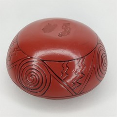 VTG 1950s Manuel Olivas Mata Ortiz Red & Black Paquime Pottery Jar New Arrival