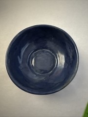 Mara Mexico Bowl Sun Moon Design Stoneware Handmade 7″ Dish Blue Ceramic