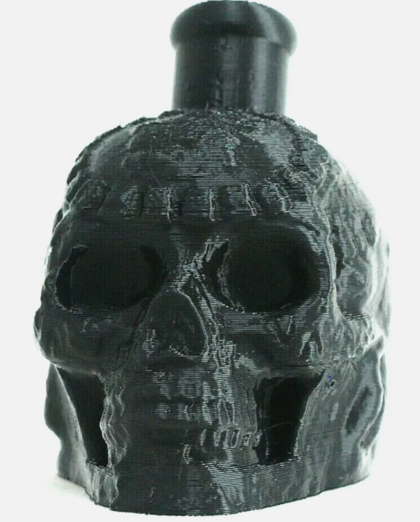 Aztec / Mayan Death Whistle Onyx Black Skull *** MADE IN USA ***