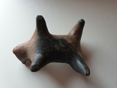 ANCIENT MUSEUM PRE-COLUMBIAN/ PRECLASSIC MAYAN ARCHEOLOGY ARTIFACT POTTERY DOG