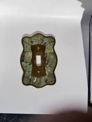 Rare Los Castillo of Taxco Light Switch Plate Mid Century Mexican Modern Signed
