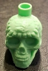 Green Aztec Death Whistle-the disturbing sound can not be forgotten 3D Printed