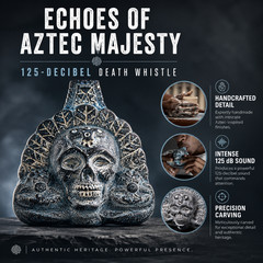 Loudest Screaming Aztec Death Whistle – Blood Curtling Human Cry at 125 Decibels