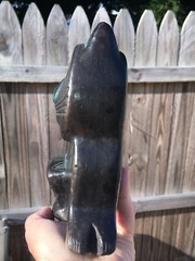 Mid Century Modern Mexico Pottery Cat Figurine Barro Negro Oaxaca FELGUEREZ ?