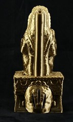 Aztec Xochipilli Death Whistle God of Ecstasy Art & Music Ancient Gold USA MADE