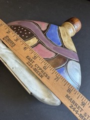 MCM Design by Mara Decanter Vase Bottle Hand Painted Art Pottery Mexico +Stopper