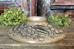 Wall Pot Ornamental by Daniel Aguilar Benitez Handmade Tonala Mexican Folk Art