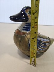 Vintage Detailed Tonala Brass Armoured Mexican Duck