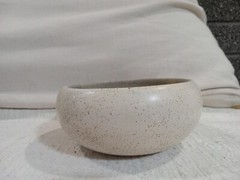 Rodolfo Padilla Signed Mexican Studio Art Pottery Speckled Glaze Bowl MCM Modern
