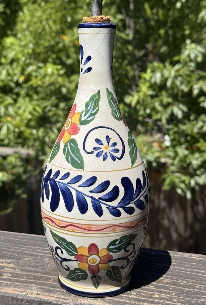 Talavera Tabletops Unlimited Pottery H 9.25” Hand Painted/ China