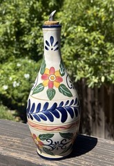 Talavera Tabletops Unlimited Pottery H 9.25” Hand Painted/ China