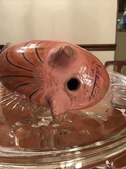 Vintage Mid Century Modern Signed Tonala Jal Mexico Pottery Owl 6 3/8” Tall