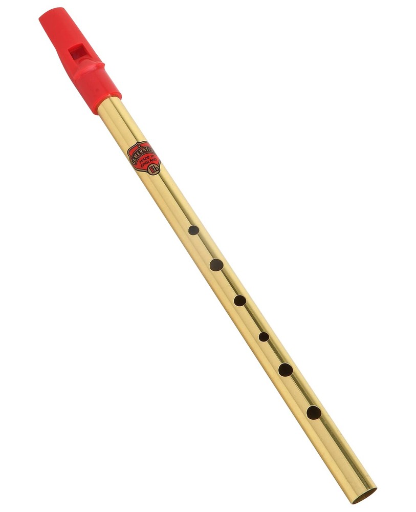 Generation G17E Brass Tin Whistle E Flat Traditional Irish Instrument