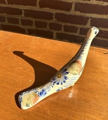 Vintage Mexican Mid Century Modern Tonala Roadrunner Pottery Bird Sculpture