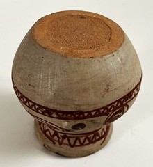 4 VTG MEXICAN FOLK ART POTTERY AMATENANGO DEL VALLE CHIAPAS CERAMIC CLAY POT JAR