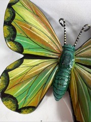 Talavera Butterflies Handmade & Painted Ceramic Mexican Pottery Wall Decor