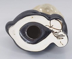 MCM Rodo Padilla Cat Figurine Drip Glaze Pottery Hand Signed Mid Century Modern