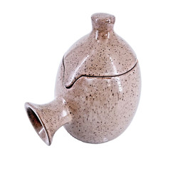 Mid Century Modern Pottery Clay Egg Cooker Made in Mexico