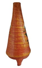 Mexican Pottery Chiminea Small Table Top Candle or Incense Burner Tiki Folk Art