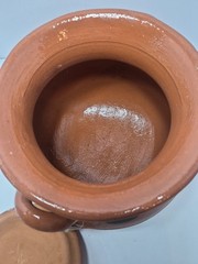 Mi Patria Large Clay Pot With Lid Functional Mexican Pots