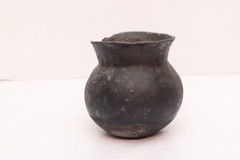 Pre-Columbian Casas Grandes Black Pottery Jug Pitcher Jar Pot Vessel Artifact