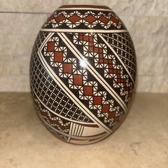 Mata Ortiz Pottery Olla Handmade Pot Signed Tati Ortiz 6.5×5” Mexican Art