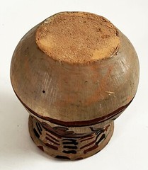 4 VTG MEXICAN FOLK ART POTTERY AMATENANGO DEL VALLE CHIAPAS CERAMIC CLAY POT JAR