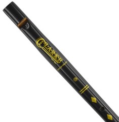 Clarke Original D Tinwhistle – Black with Gold Diamond Decor – a traditional …