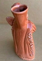 Callejoneadas Guanajuato Ceramic Figural Bottle Vase Bass Violin Mexico Music