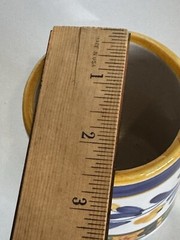 Talavera Cup Juice Tequila Signed Hand Painted 4” Single Cup