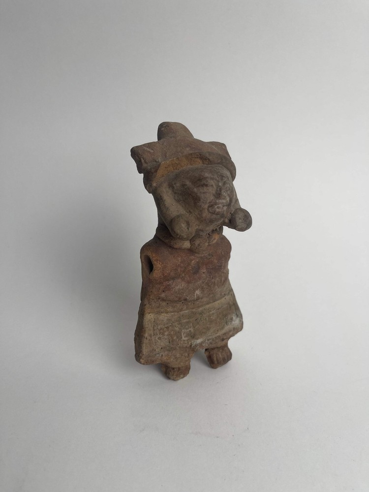 Classic Period Mayan Pre-Columbian Figural Whistle