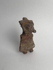 Classic Period Mayan Pre-Columbian Figural Whistle