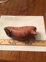 Vintage Mid Century Modern Signed Tonala Jal Mexico Pottery Owl 6 3/8” Tall
