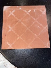 SET 4 Terracotta Gloss 4″ tile Mexico Classic cobalt blue yellow mediterranean