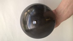 Santa Clara Pueblo 6″ Black Pot Oaxaca Mexico Barro Negro Pottery Artist Elida