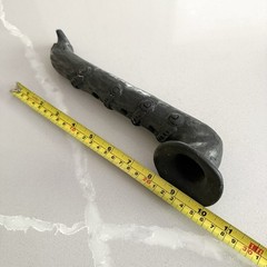 Barro Negro Black Clay Pottery Music Instruments Oaxaca Mexico Flute And Sax
